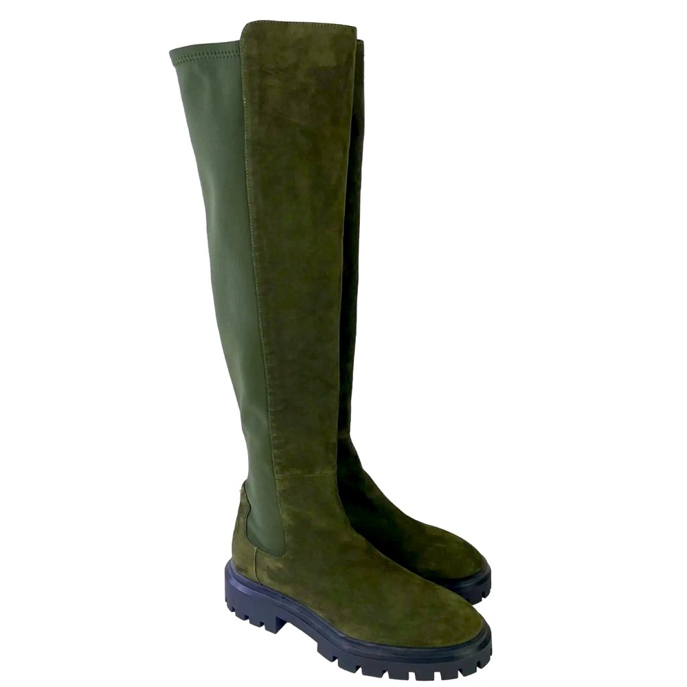 Brand new STUART WEITZMAN over the knee boots…Gorgeous Olive Green!